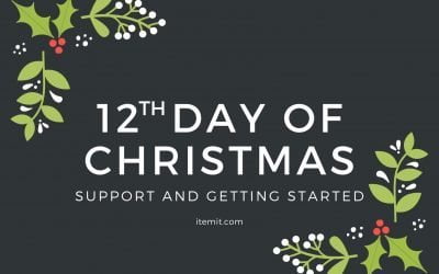 12th Day of Christmas: Support and Getting Started, New Year New Start