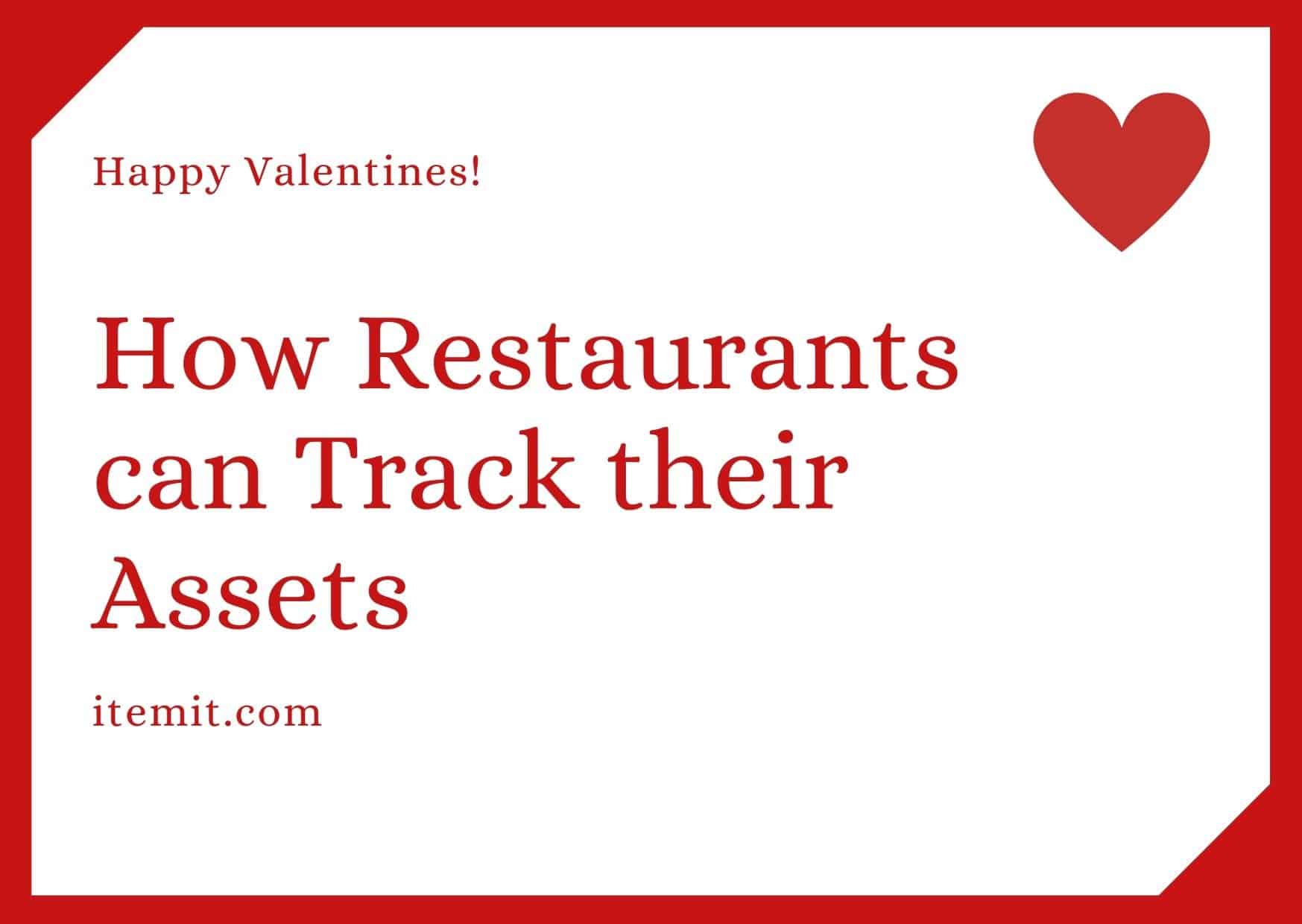 how restaurants can track their assets with asset tracking software