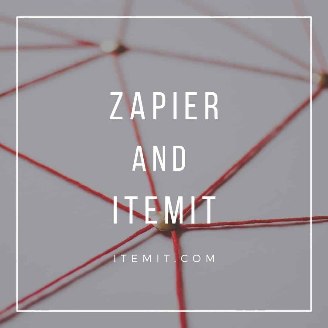itemit asset tracking software and Zapier